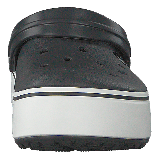 Crocband Platform Clog Black/white