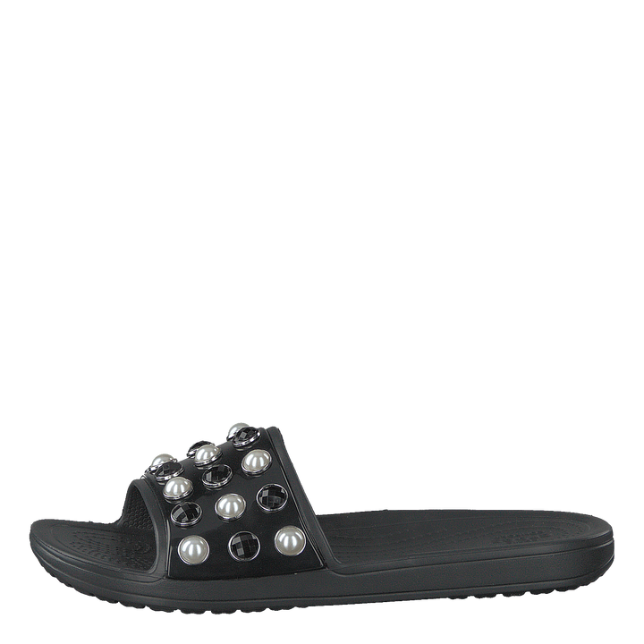 Sloane Timeless Pearl Slide Black