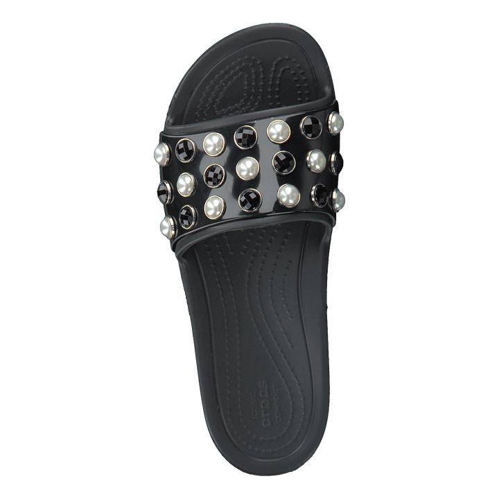 Sloane Timeless Pearl Slide Black