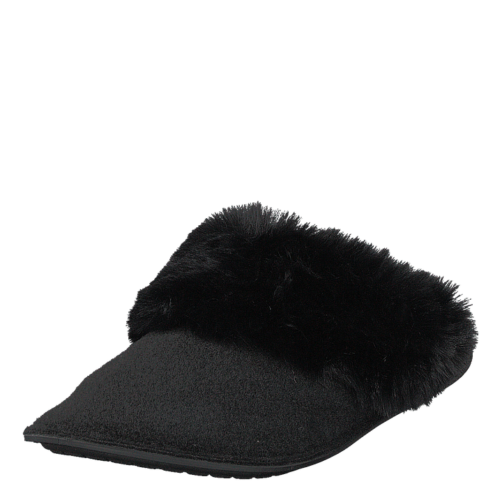 Classic Luxe Slipper Black