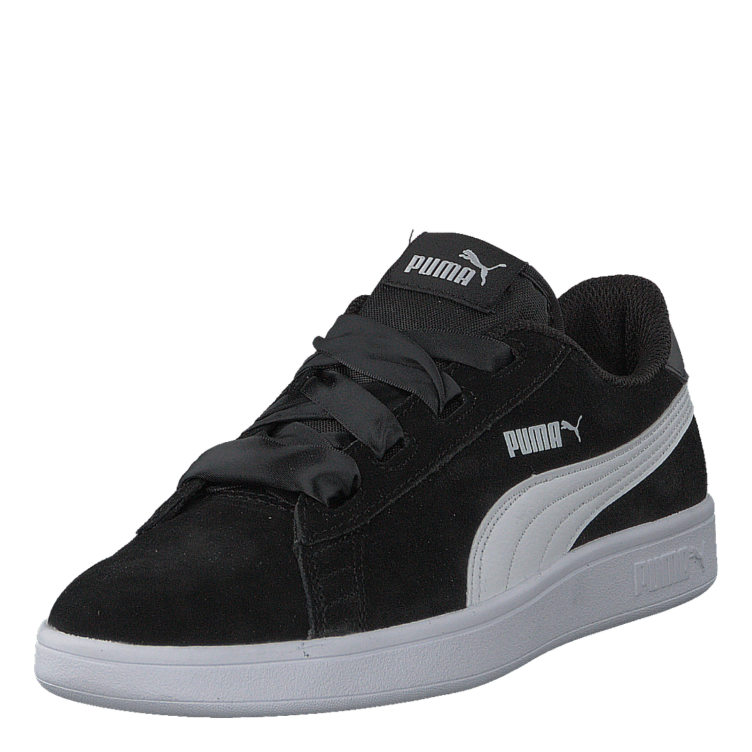 Puma Smash V2 Ribbon Jr Black/white