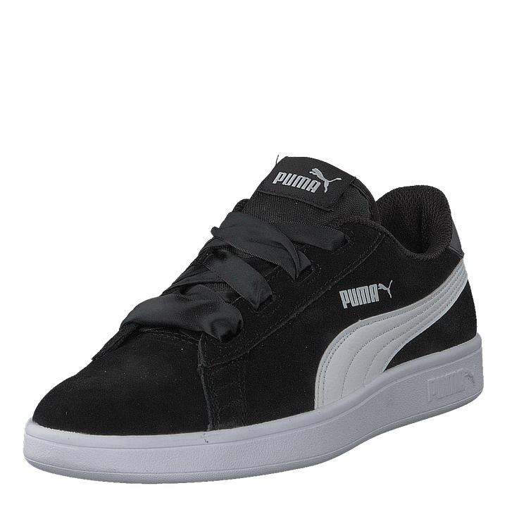 Puma Smash V2 Ribbon Jr Black/white