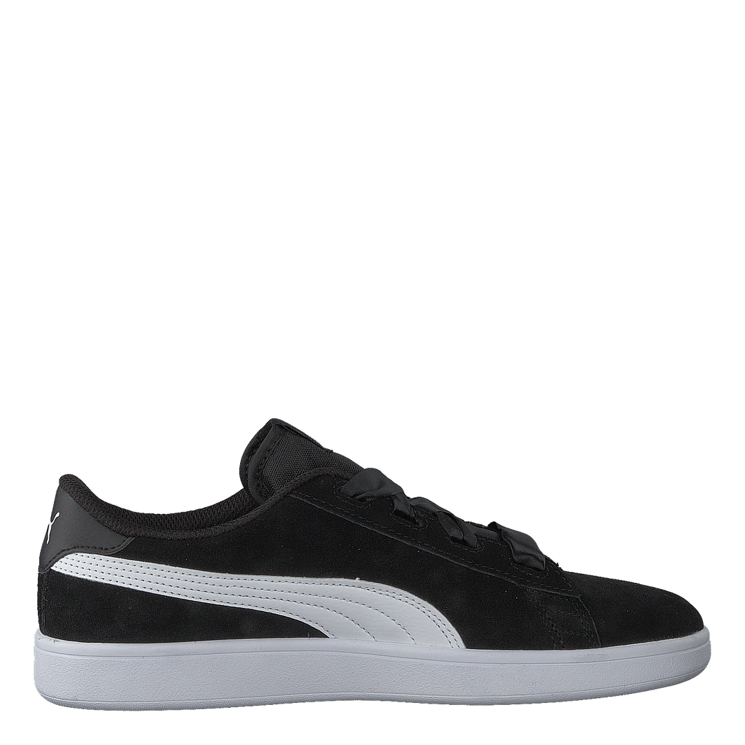 Puma Smash V2 Ribbon Jr Black/white