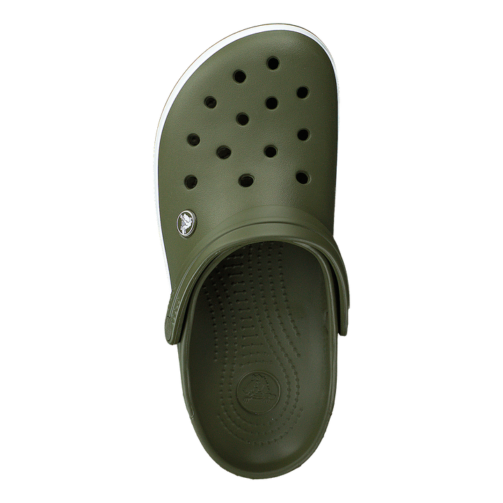 Crocband Army Green/white