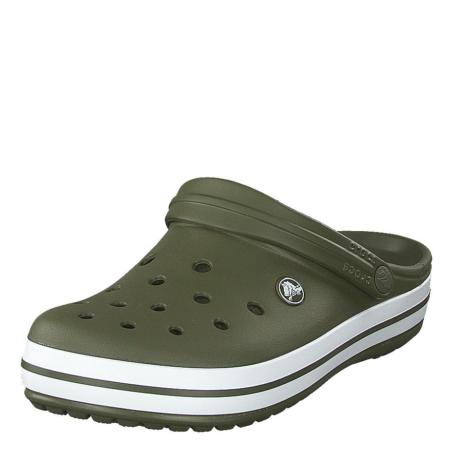 Crocband Army Green/white