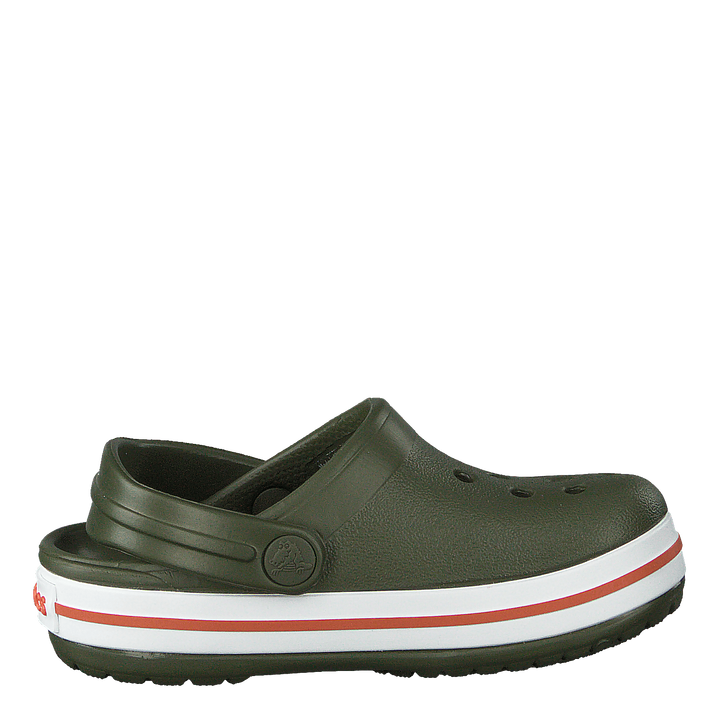 Crocband Clog Kids Army Green/Burnt Sienna