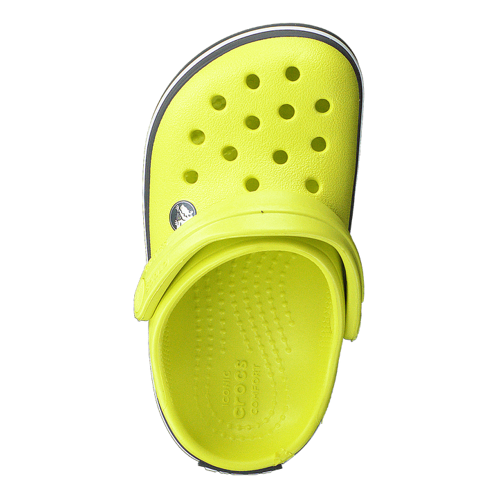 Crocband Clog Kids Citrus/Slate Grey