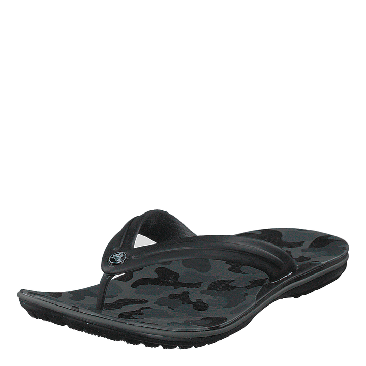 Crocband Seasonal Graphic Flip Slate Grey/black