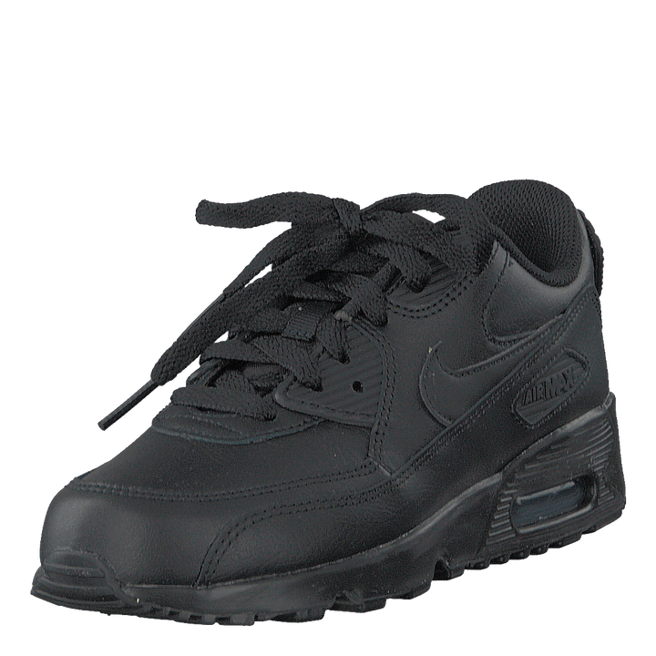 Boys' Air Max 90 Leather Little Kids Black/black