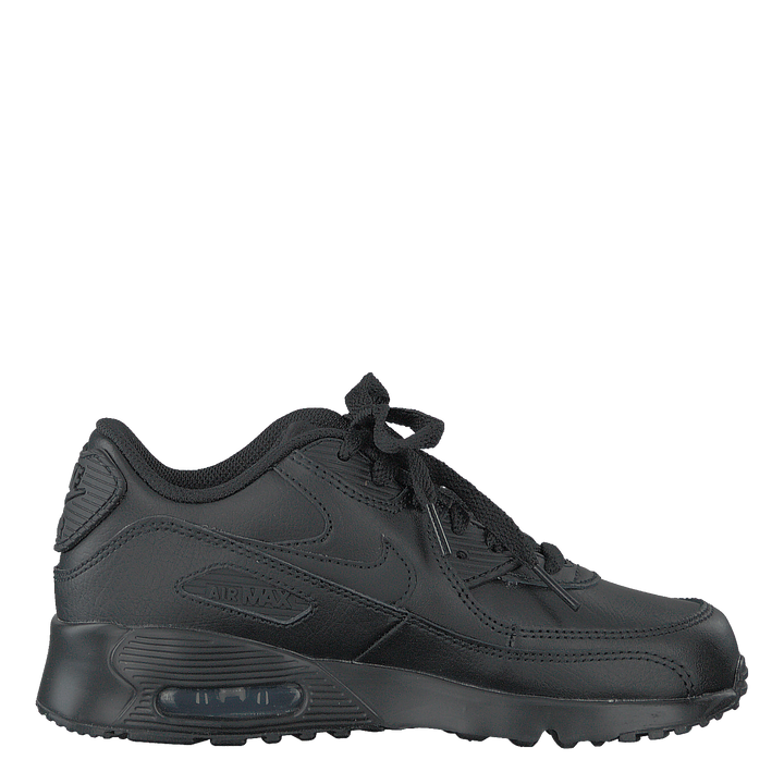 Boys' Air Max 90 Leather Little Kids Black/black