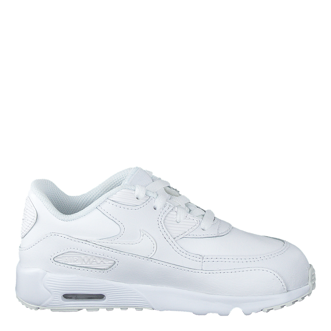 Boys' Air Max 90 Leather (td) White/white