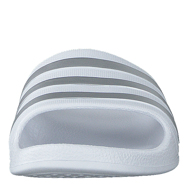 Adilette Aqua Slides Kids Cloud White / Silver Met. / Cloud White