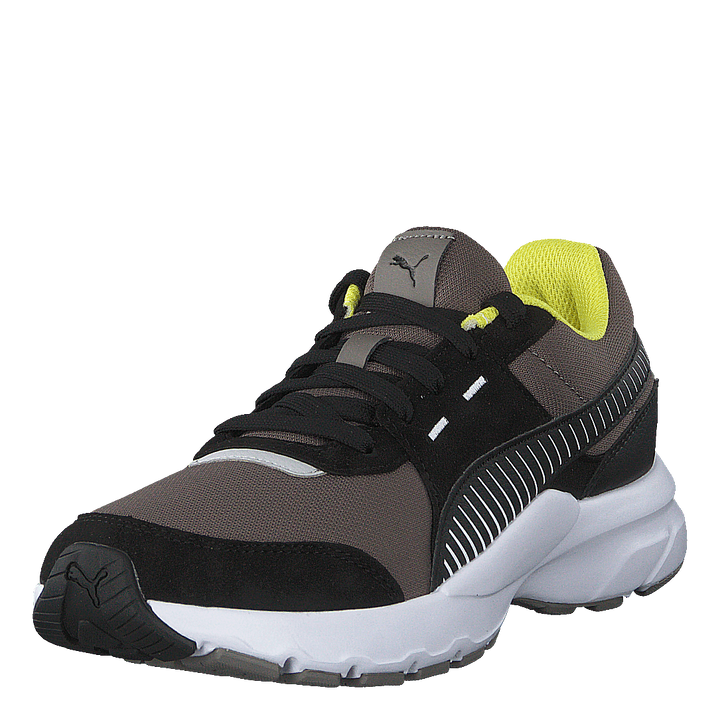 Future Runner Charcoal Gray-puma Black-white