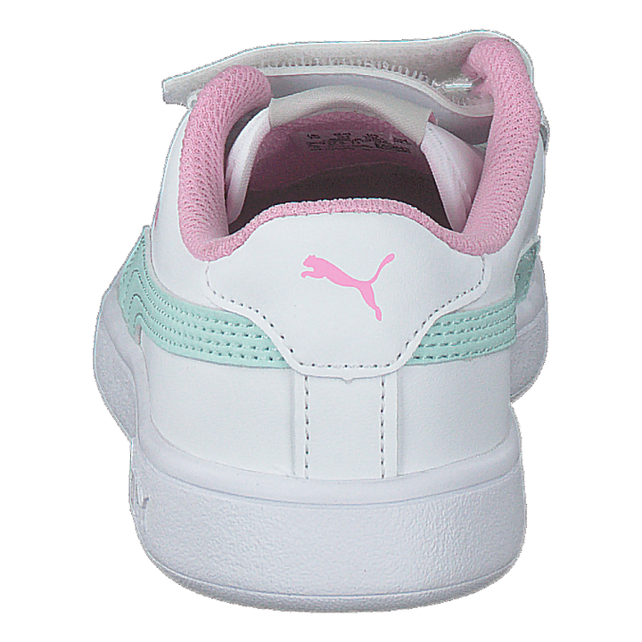 Puma Smash V2 L Ps Puma White-fair Aqua-pale Pink