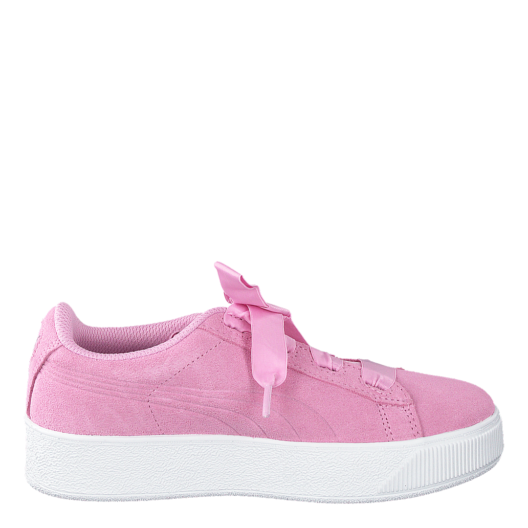 Pink pumas with ribbon clearance