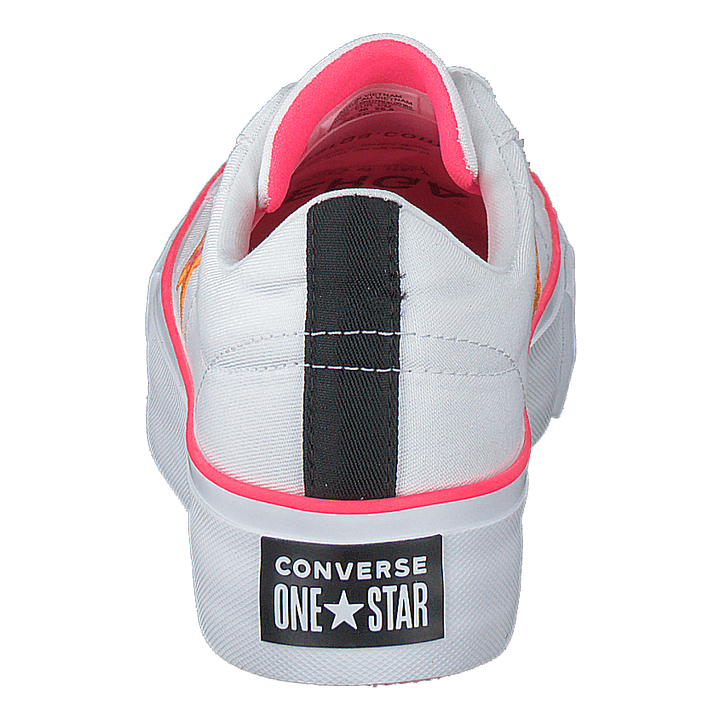 One Star Platform White / Racer Pink / Orange