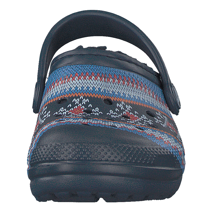 Classic Printed Lined Clog K Navy