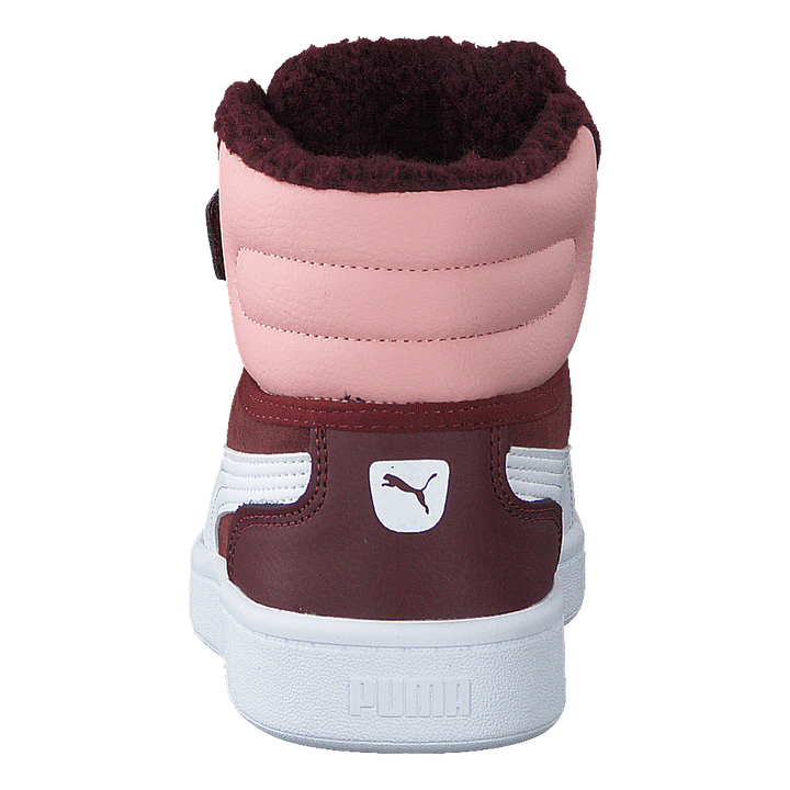 Puma Vikky V2 Mid Fur Ps Vineyard Wine-bridal Rose