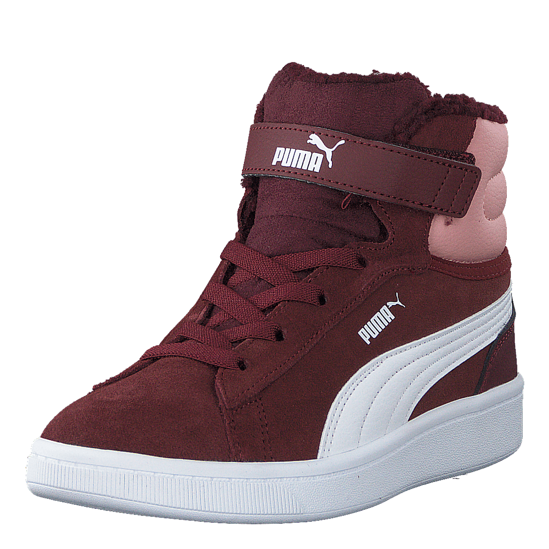 Puma Vikky V2 Mid Fur Ps Vineyard Wine-bridal Rose