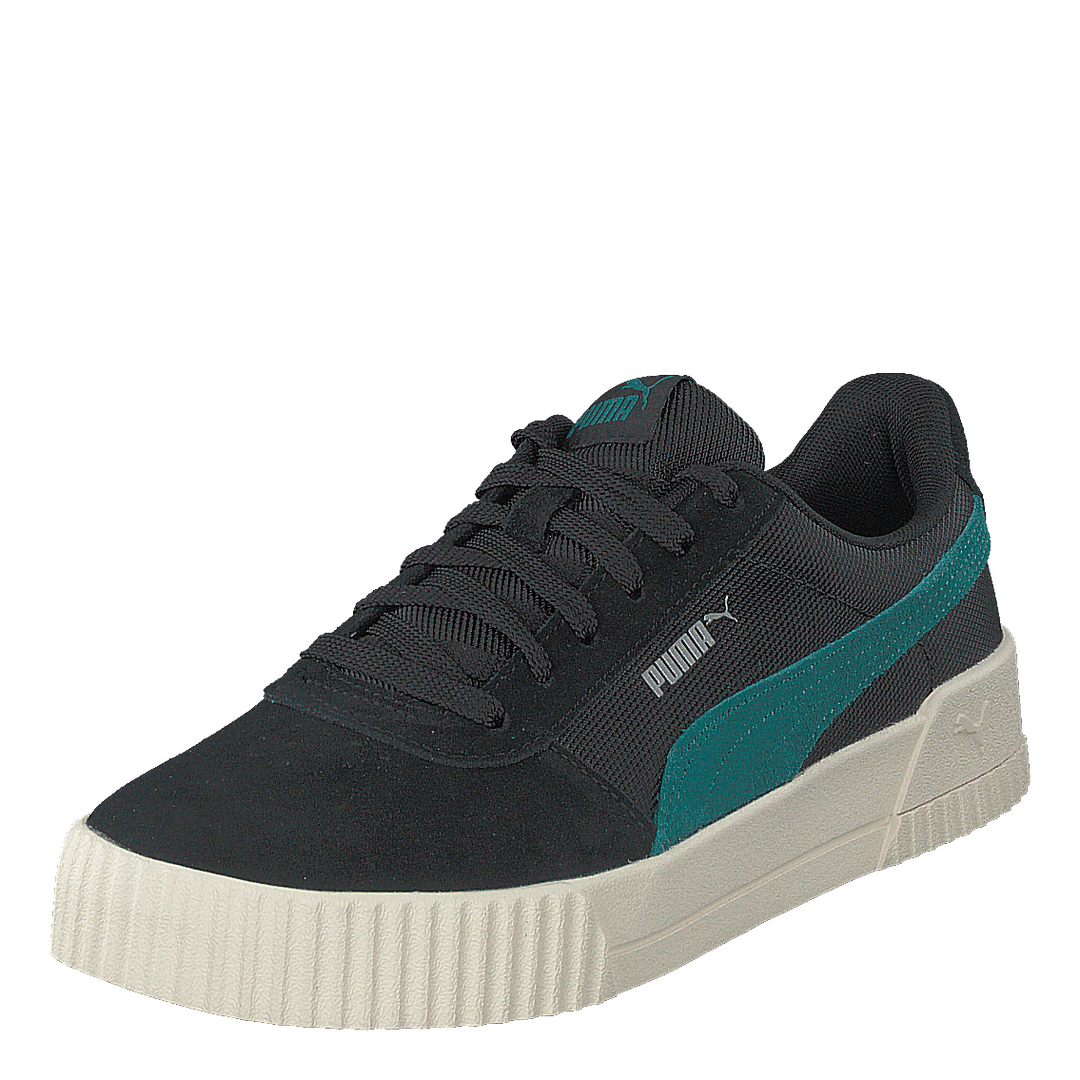 Carina Lux Sd Black - Teal Green