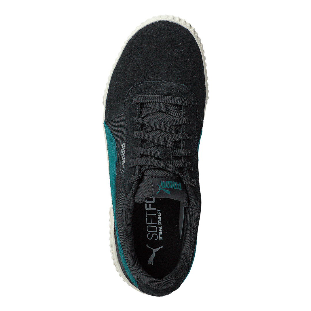 Carina Lux Sd Black - Teal Green