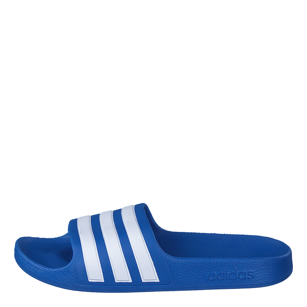 Adilette Aqua Slides Kids True Blue / Cloud White / True