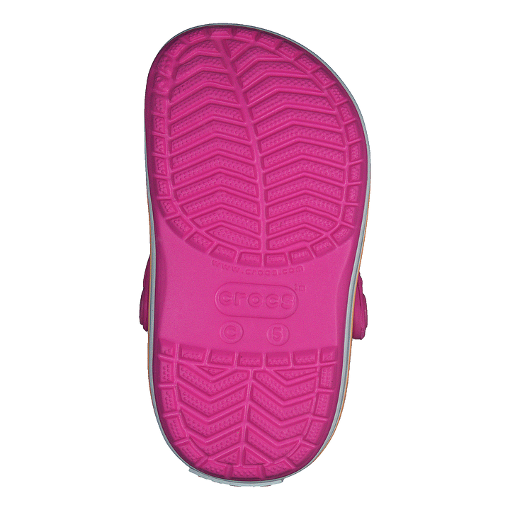 Crocband Clog Kids Electric Pink/Cantaloupe