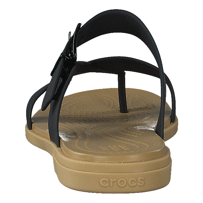 Crocs Tulum Toe Post Sandal W Black/tan