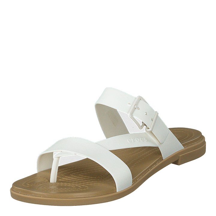 Crocs Tulum Toe Post Sandal W Oyster/tan