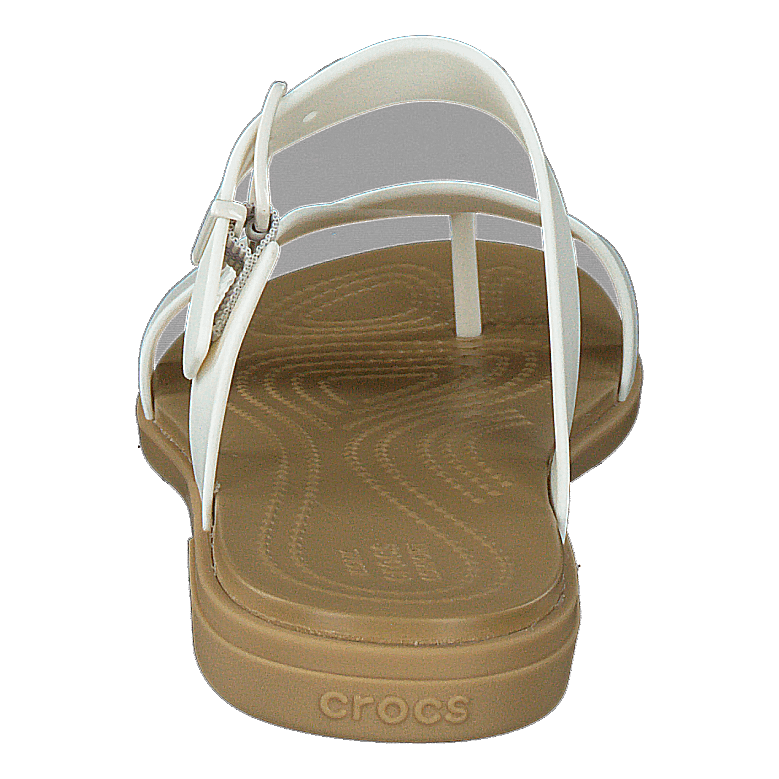 Crocs Tulum Toe Post Sandal W Oyster/tan