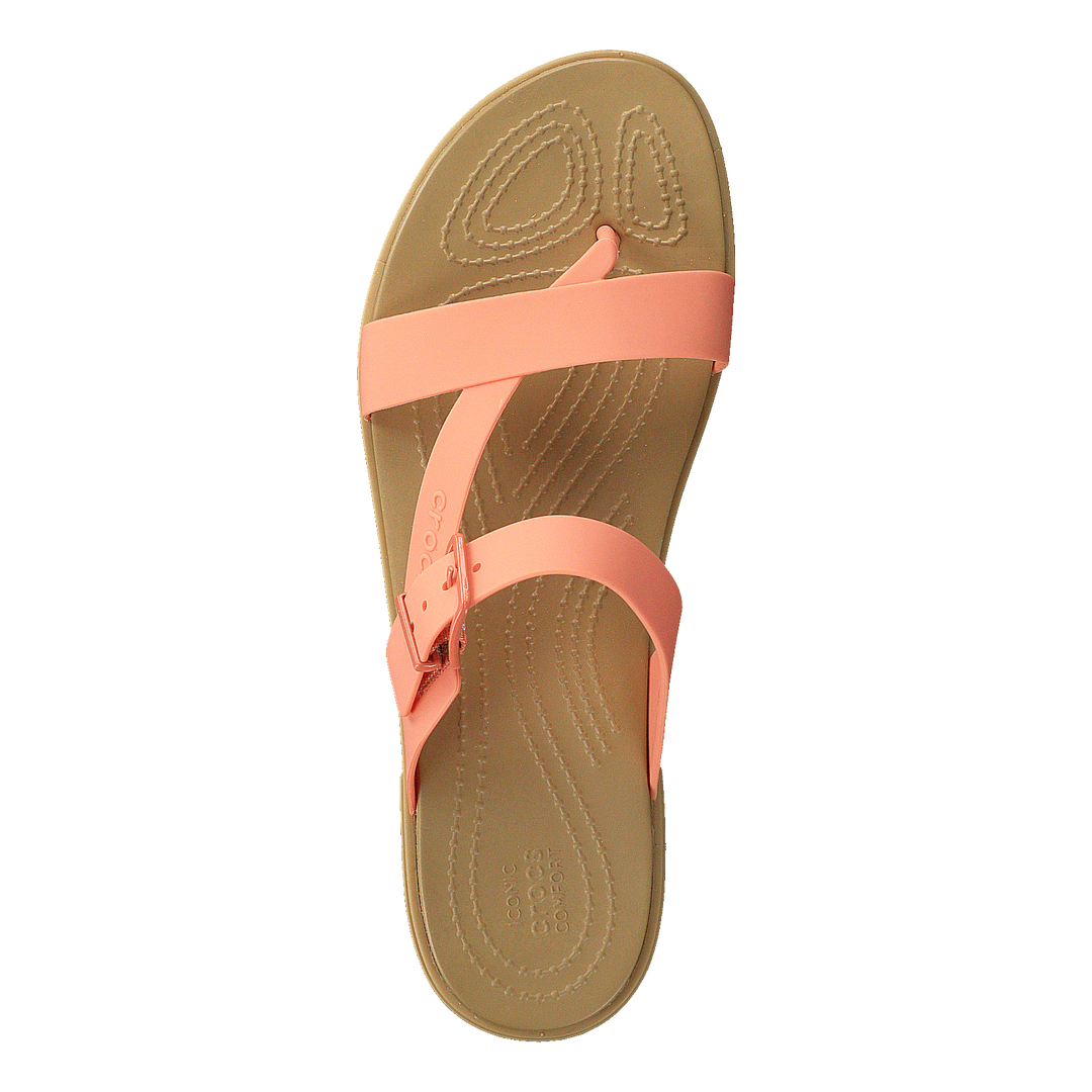 Tulum Toe Post Sandal Women Grapefruit / Tan