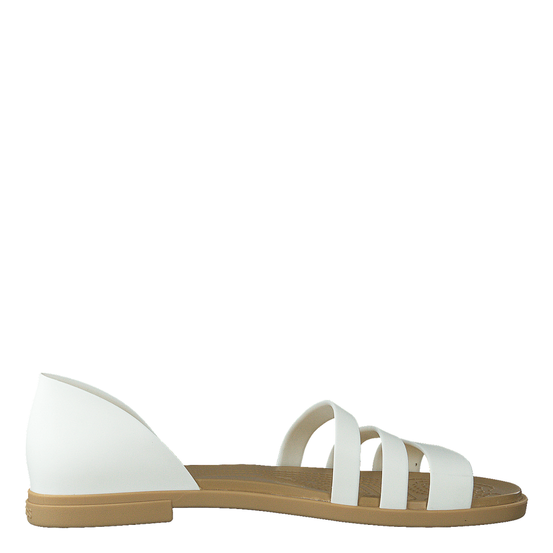 Tulum Open Flat Women Oyster / Tan