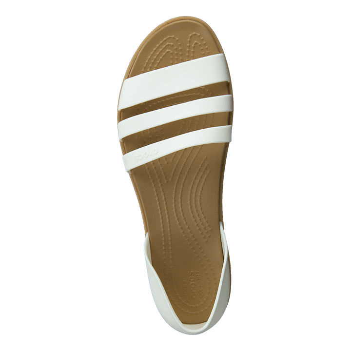 Tulum Open Flat Women Oyster / Tan