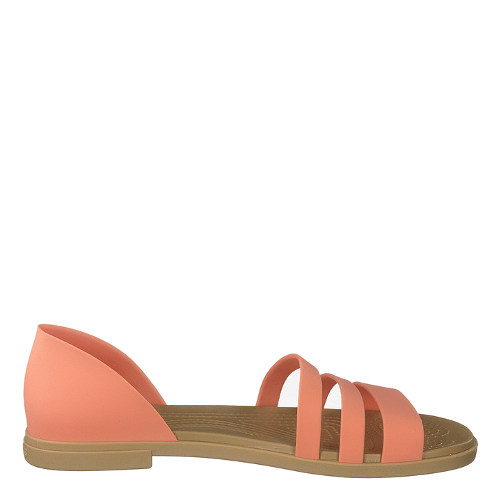 Crocs Tulum Open Flat W Grapefruit/tan