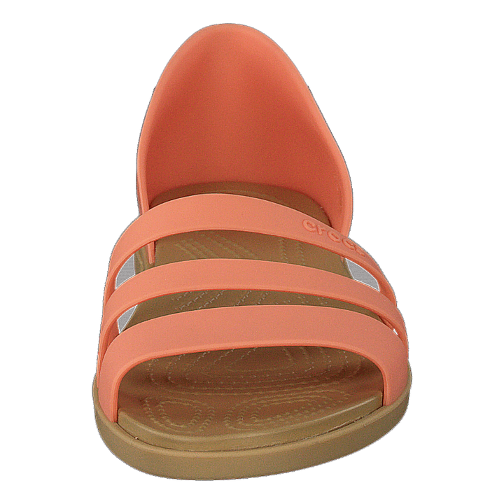 Crocs Tulum Open Flat W Grapefruit/tan