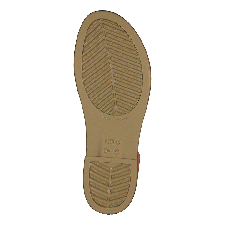 Crocs Tulum Open Flat W Grapefruit/tan