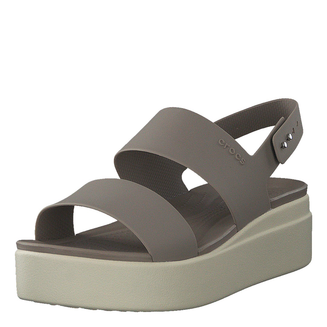 Crocs Brooklyn Low Wedge W Mushroom/stucco