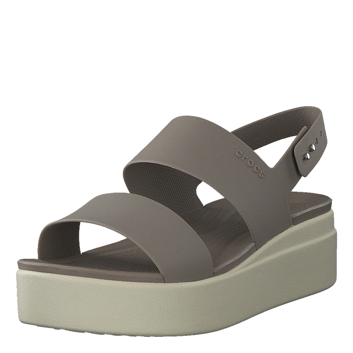 Crocs Brooklyn Low Wedge W Mushroom/stucco