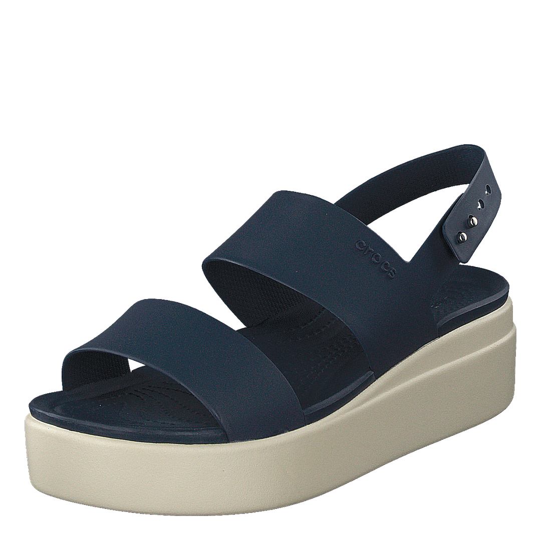 Crocs Brooklyn Low Wedge W Navy/stucco