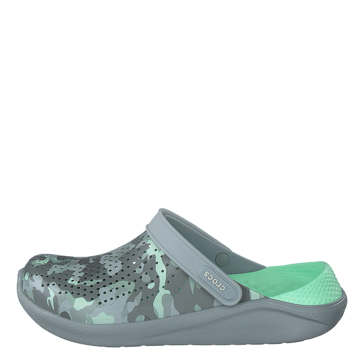 Literide Printed Camo Clog Neo Mint/light Grey