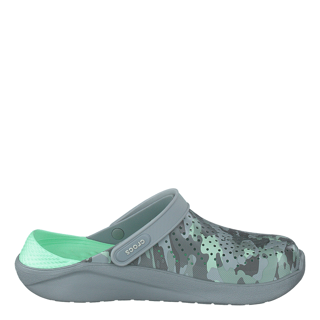 Literide Printed Camo Clog Neo Mint/light Grey