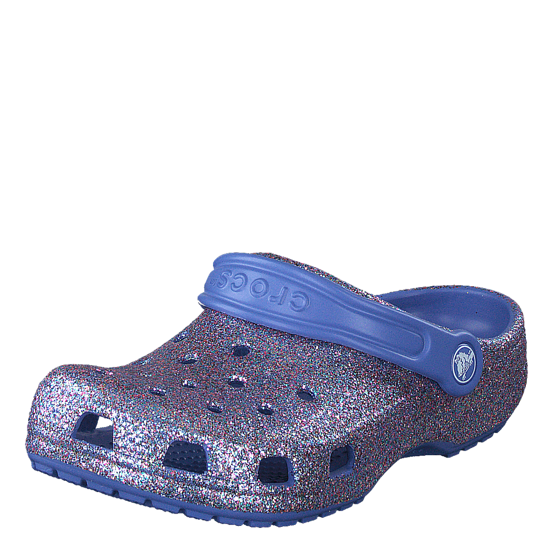 Classic Glitter Clog Kids Lapis