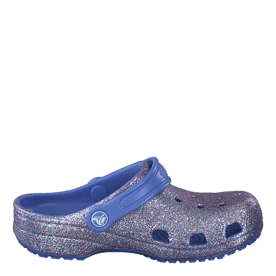 Classic Glitter Clog Kids Lapis