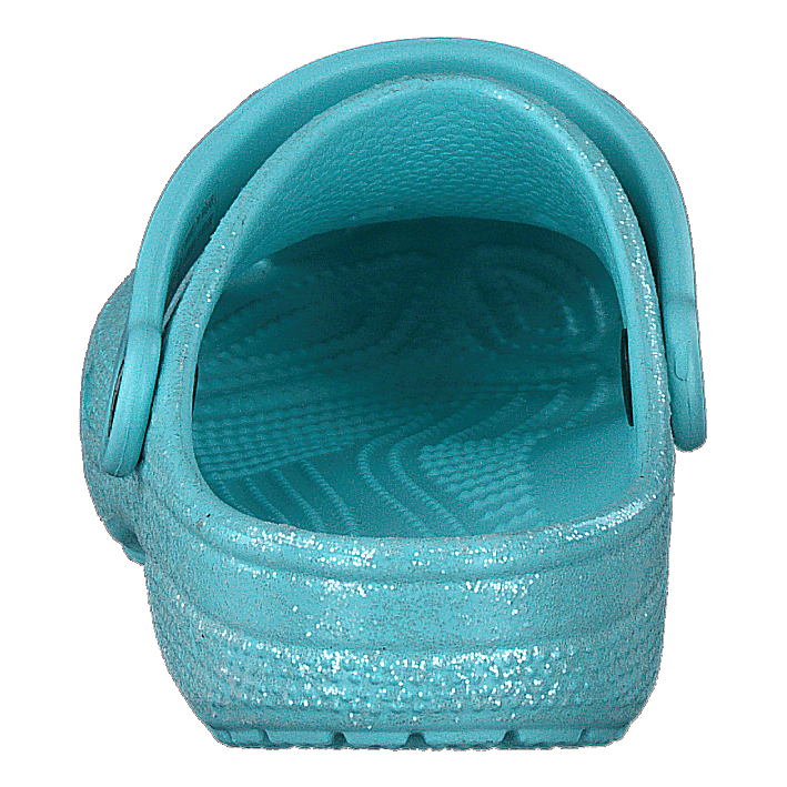 Classic Glitter Clog Kids Ice Blue