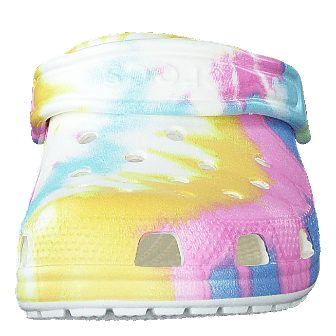 Classic Tie Dye Graphic Clog K White/multi