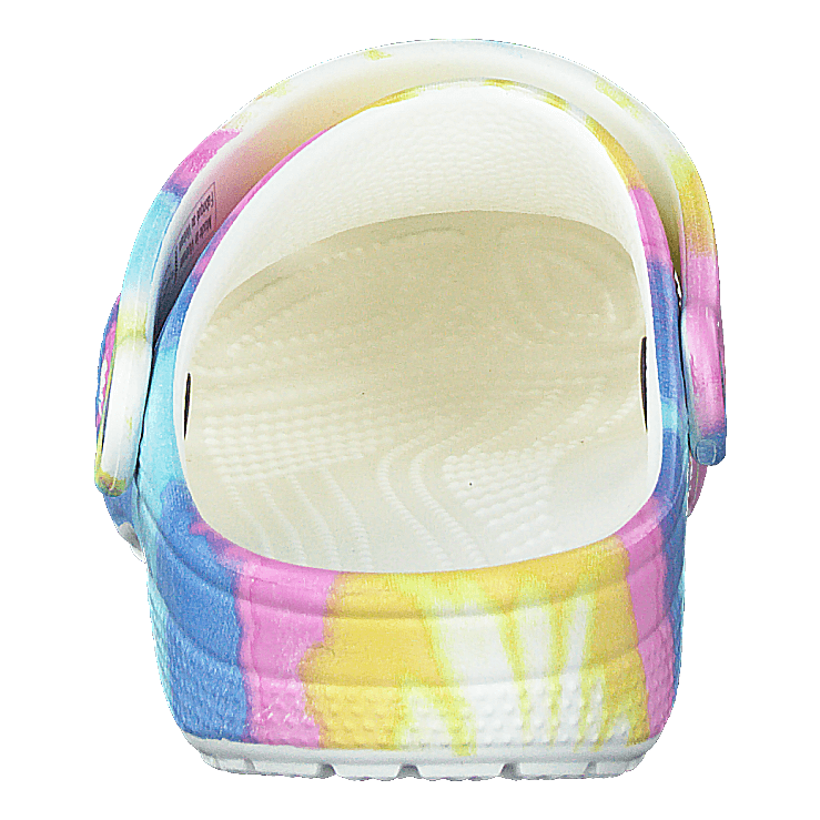 Classic Tie Dye Graphic Clog K White/multi