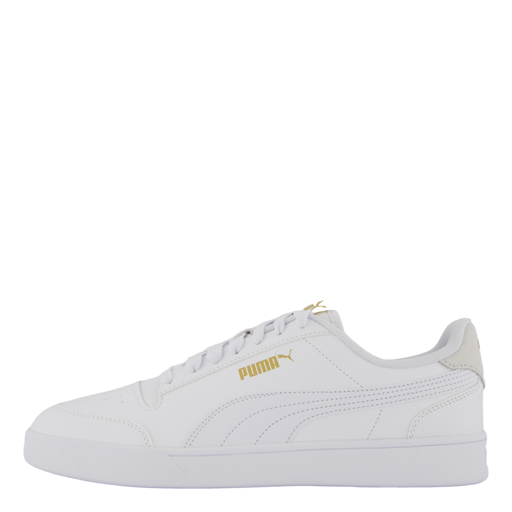 Puma Shuffle White-white-teamgold