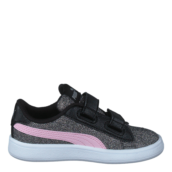 Puma Smash V2 Glitz Glam V Inf Black-pinklady