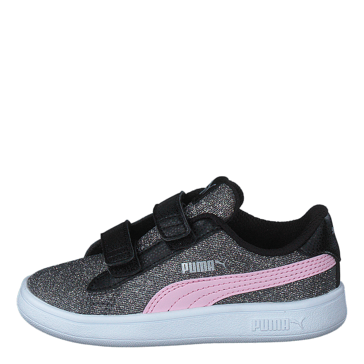 Puma Smash V2 Glitz Glam V Inf Black-pinklady