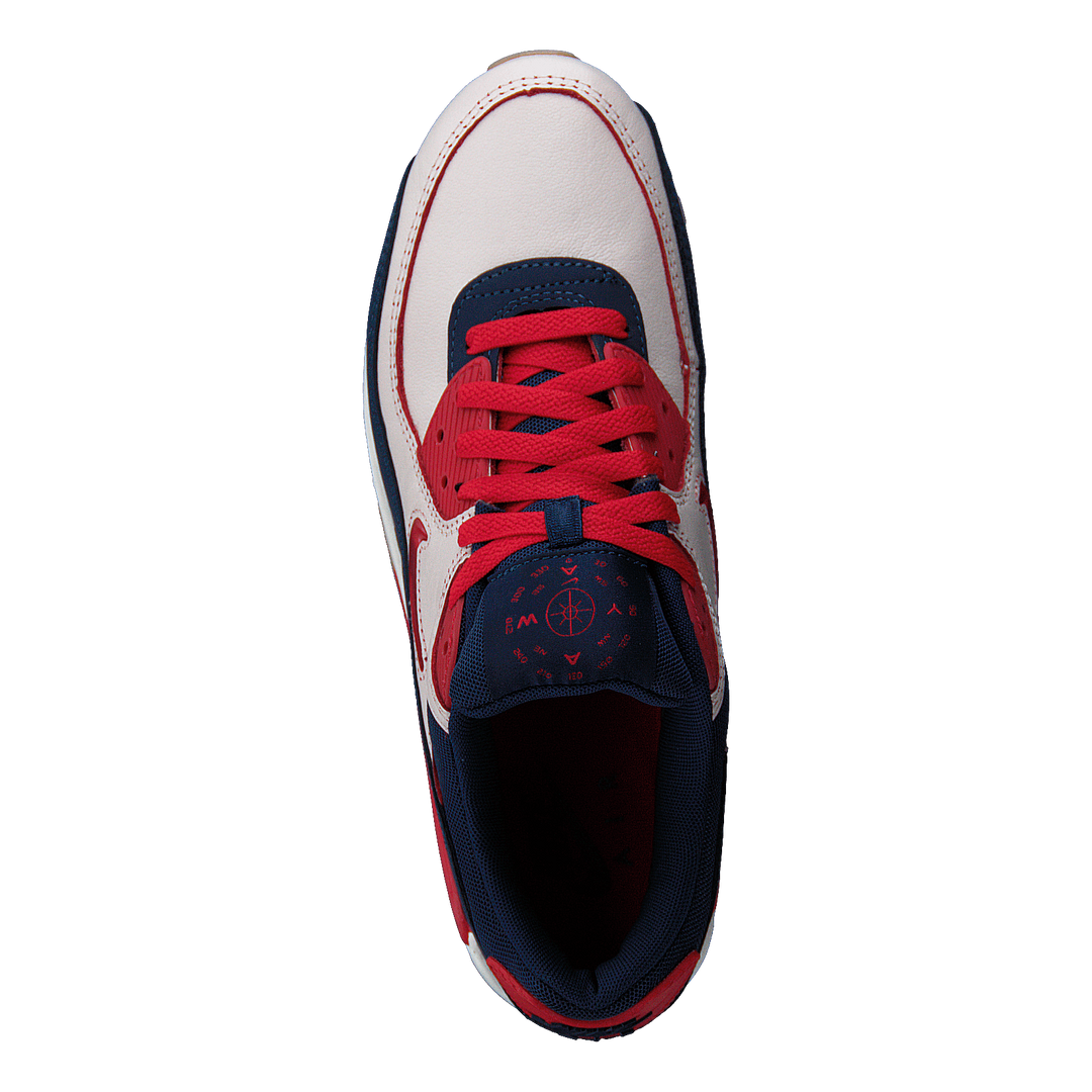 Air Max 90 Premium Sail/university Red-midnight